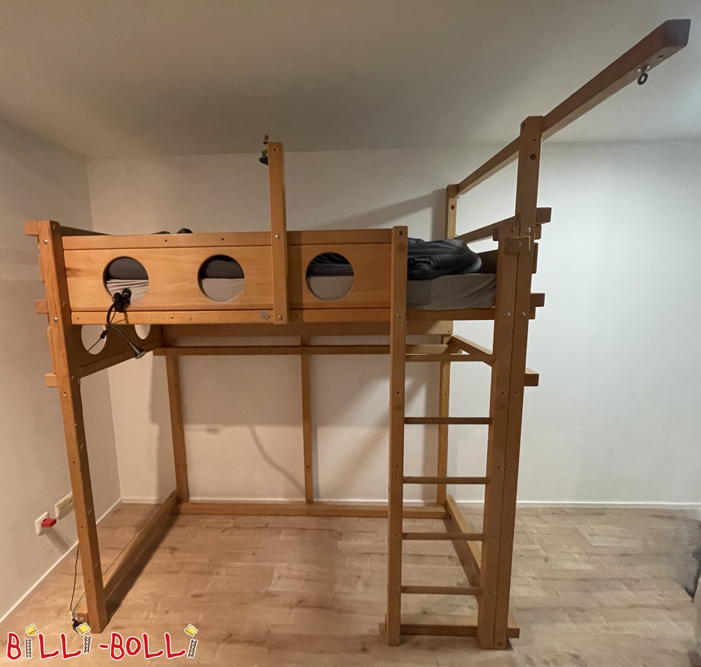 Inserat 5769: Hochbett mitwachsend, Buche geölt 90 x 200 mit Kojenbretter von 2012 Hochbett mitwachsend, Buche geölt 90 x 200 mit Kojenbretter von 2012 (Kategorie: Hochbett mitwachsend gebraucht)